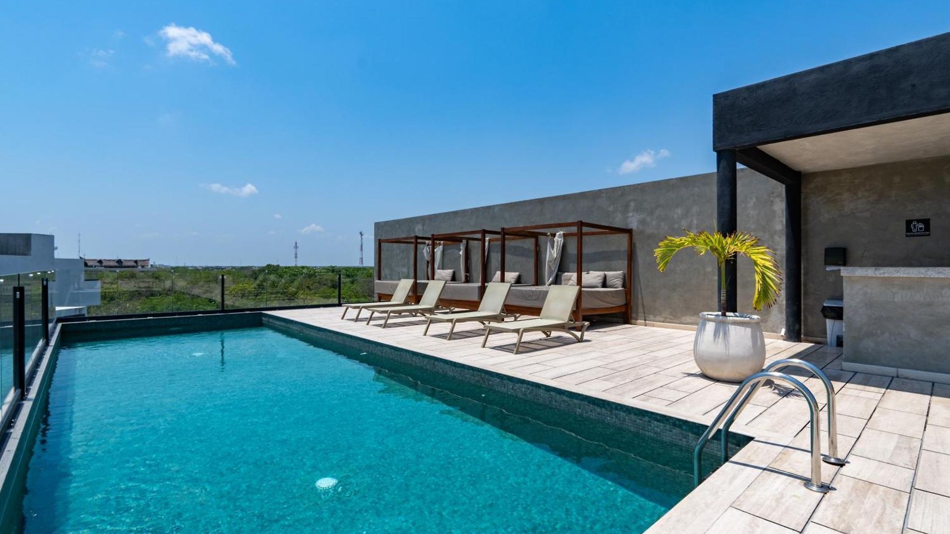 Luxury With Rooftop Pool, Gym, Padel Court, Art Installations Apartamento *