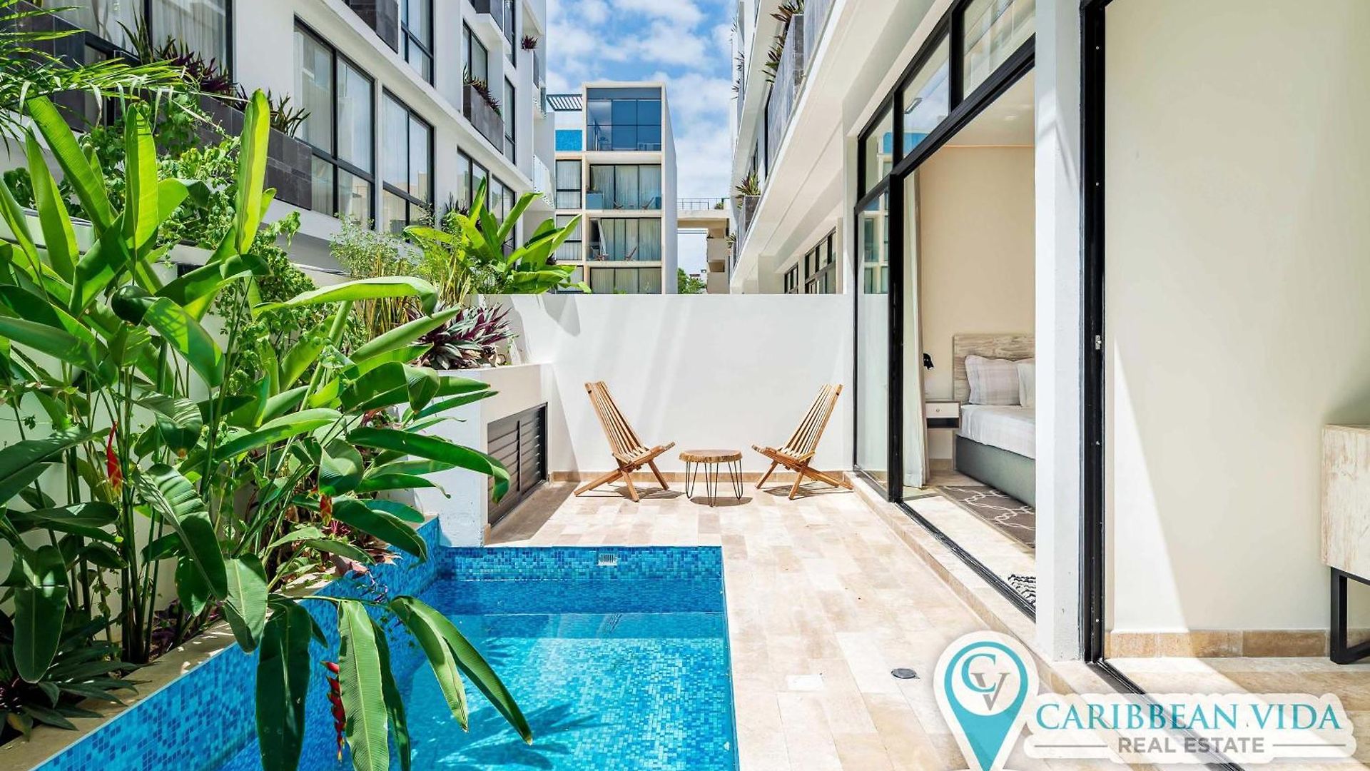 Stylish Sexy 1 Bd W/ Private Pool & Rooftop Pool Apartment Tulum