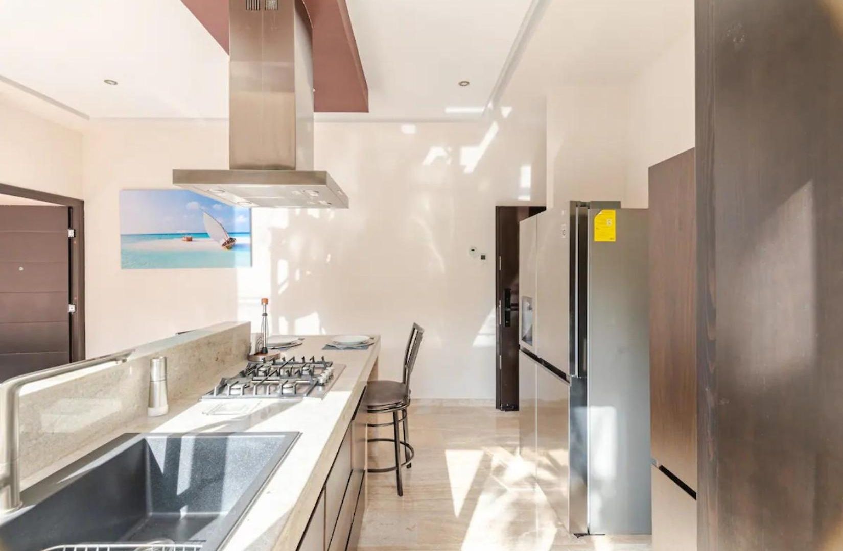 Apartamento Departamento 2, Country Home, Con Muelle De Pesca, Club De Playa, Alberca, Cenote Y Campo De Golf, Contrata Day Pass Bahia Principe Tulum