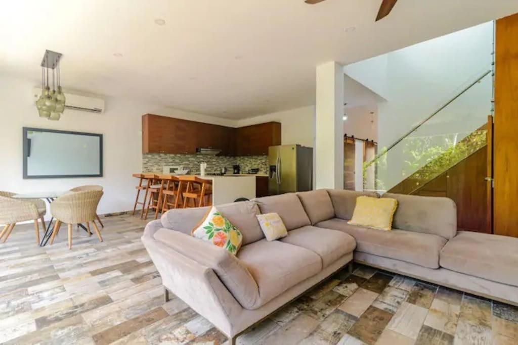 Сasa de vacaciones Unwind At Magdalena, Private With 3 Bedrooms, Rooftop Pool And Fast Wi-fi For Digital Nomads Tulum