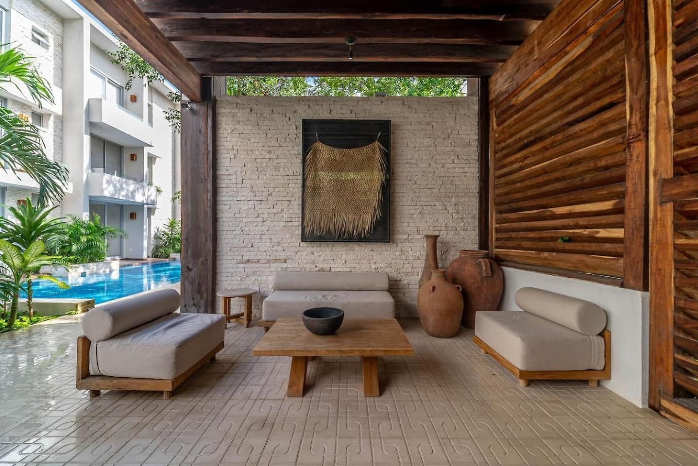 Сasa de vacaciones Lux 2br With Jungle Views, Pool, Gym At Nhoa *