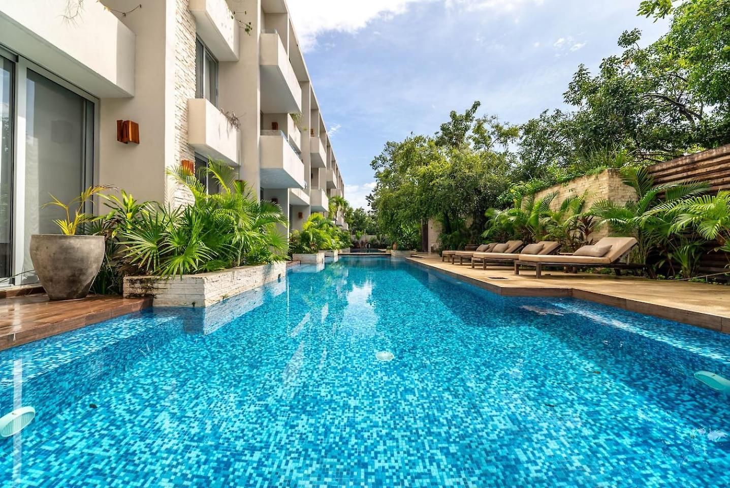 Сasa de vacaciones Lux 2br With Jungle Views, Pool, Gym At Nhoa *