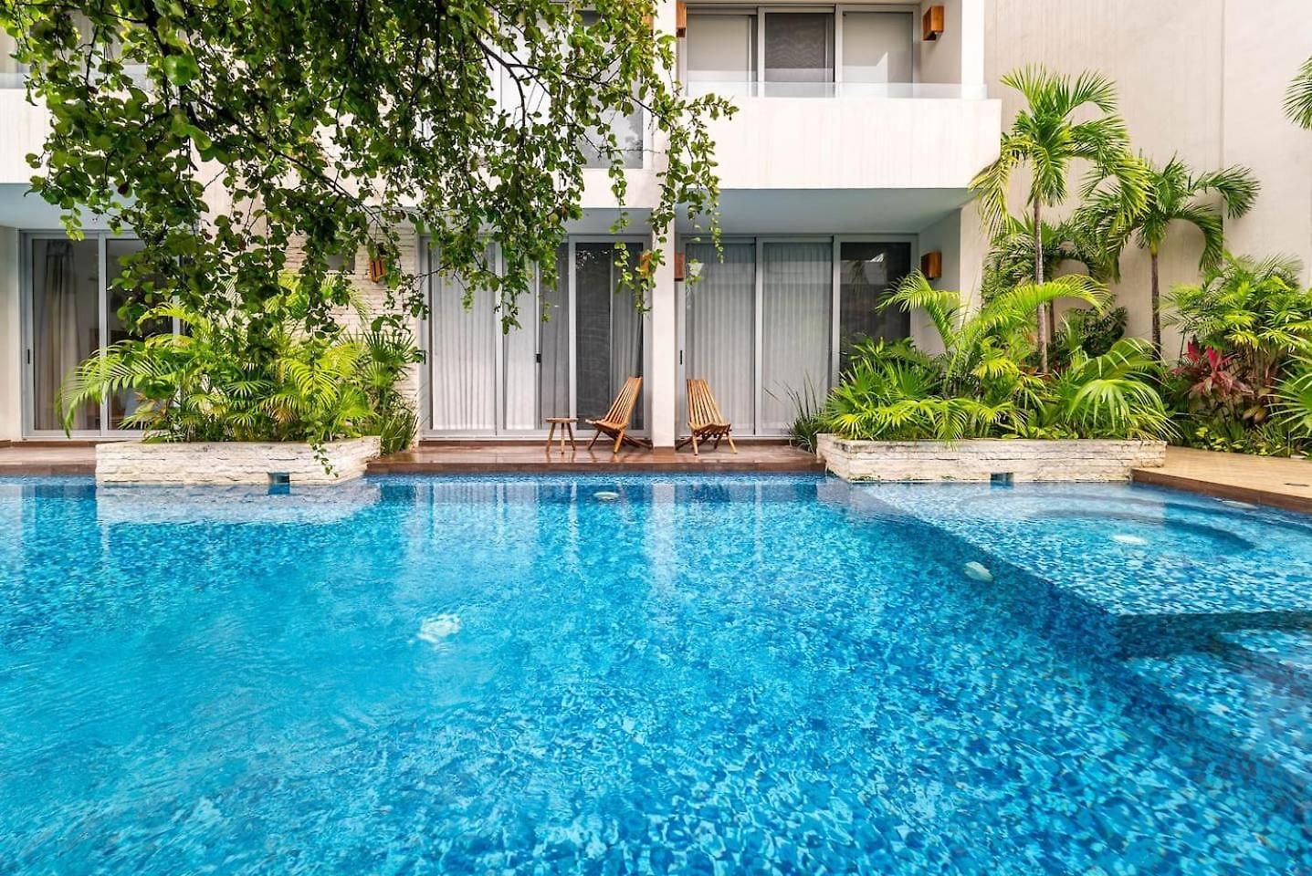 Сasa de vacaciones Lux 2br With Jungle Views, Pool, Gym At Nhoa