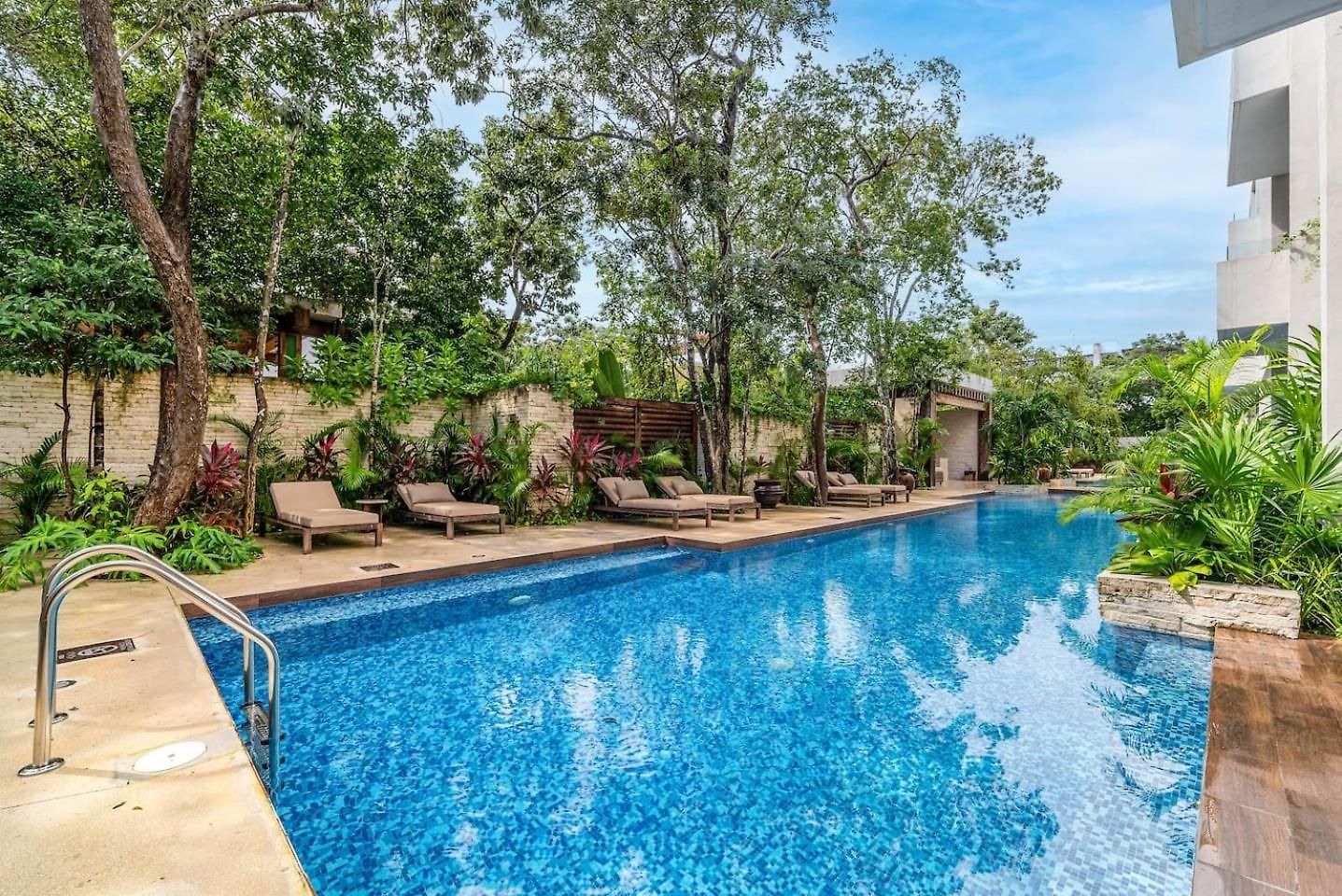Сasa de vacaciones Lux 2br With Jungle Views, Pool, Gym At Nhoa