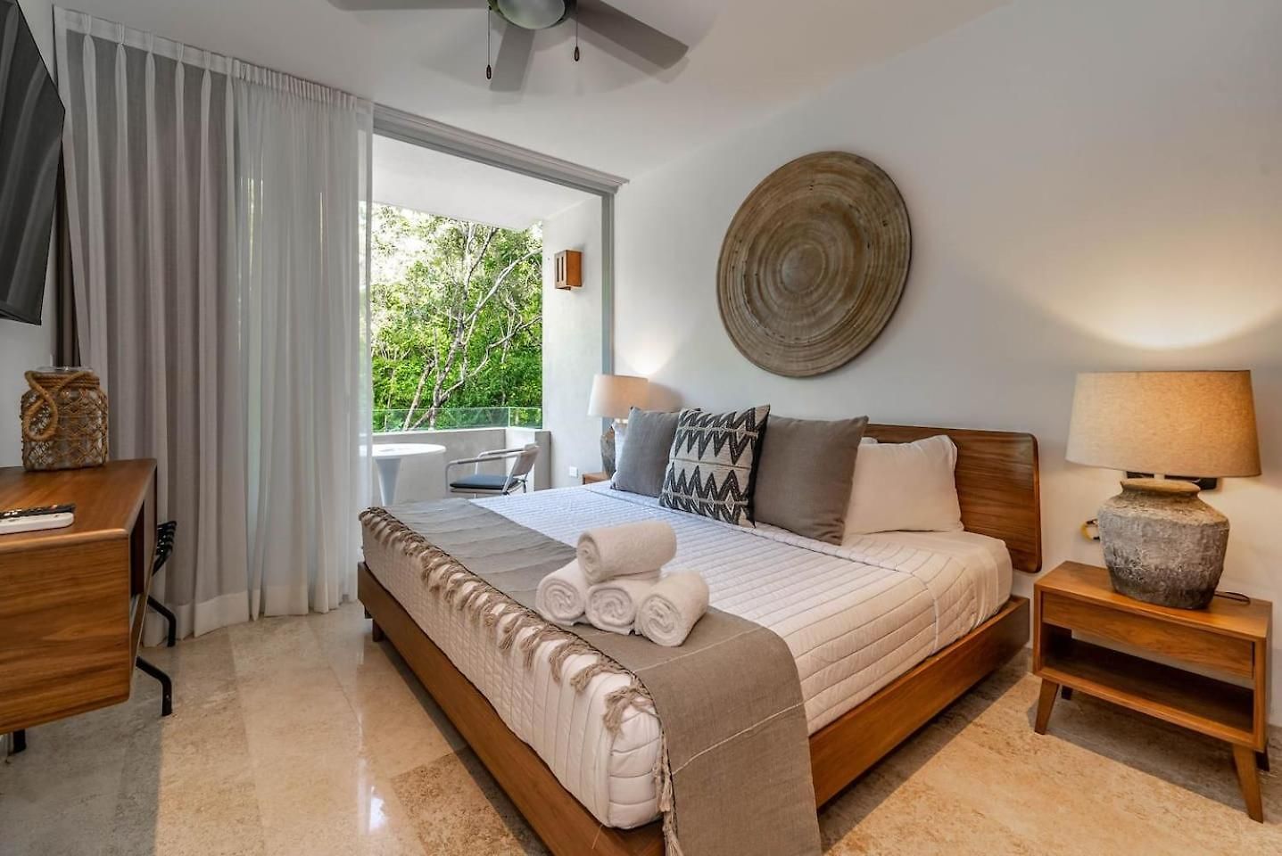 Сasa de vacaciones Lux 2br With Jungle Views, Pool, Gym At Nhoa *