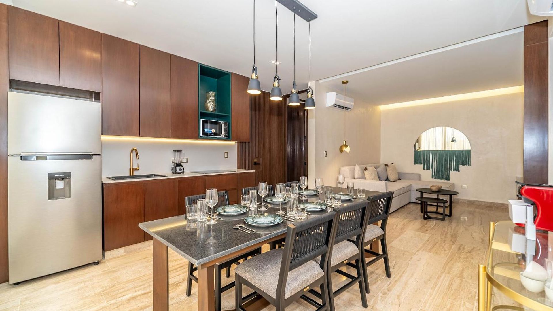 Holiday home 2br Plunge Pool, Rooftop Pool, Gym, Kids Playroom Tulum