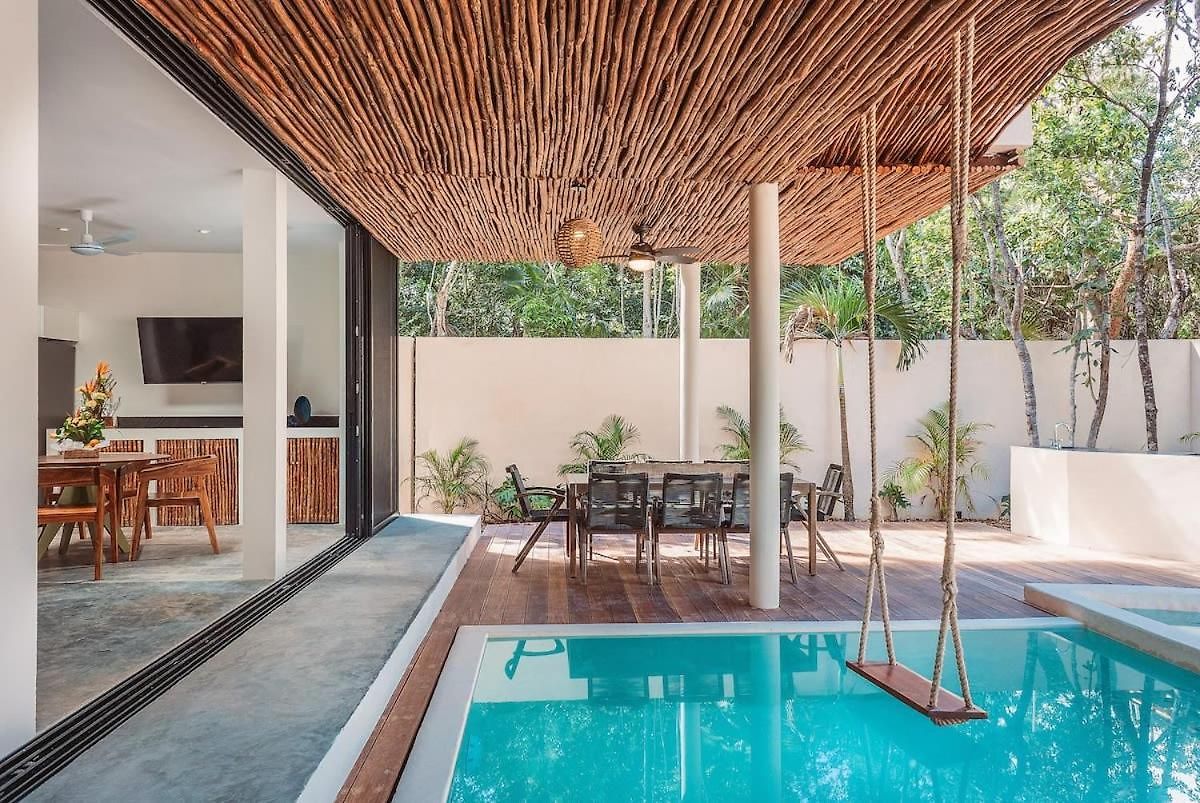 4br Jacuzzi Private Pool Gated Community Villa Tulum