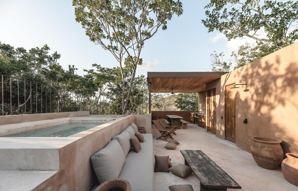 Сasa de vacaciones 3br In Gated Community With Private Rooftop Plunge Pool, Grill & Shared Pool
