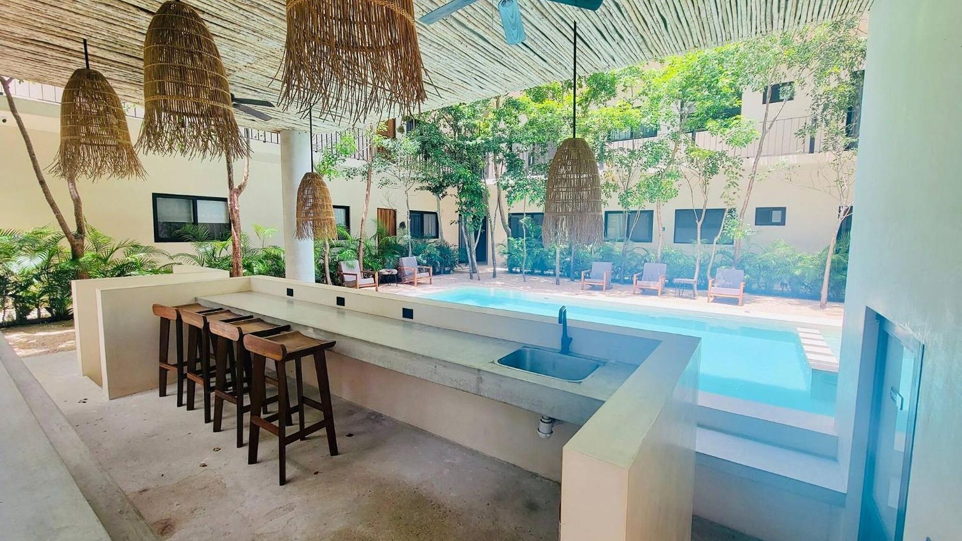 Villa 4 Bedroom Deluxe Penthouse With Private Roof Garden With Pool In Aldea Zama Tikal 17