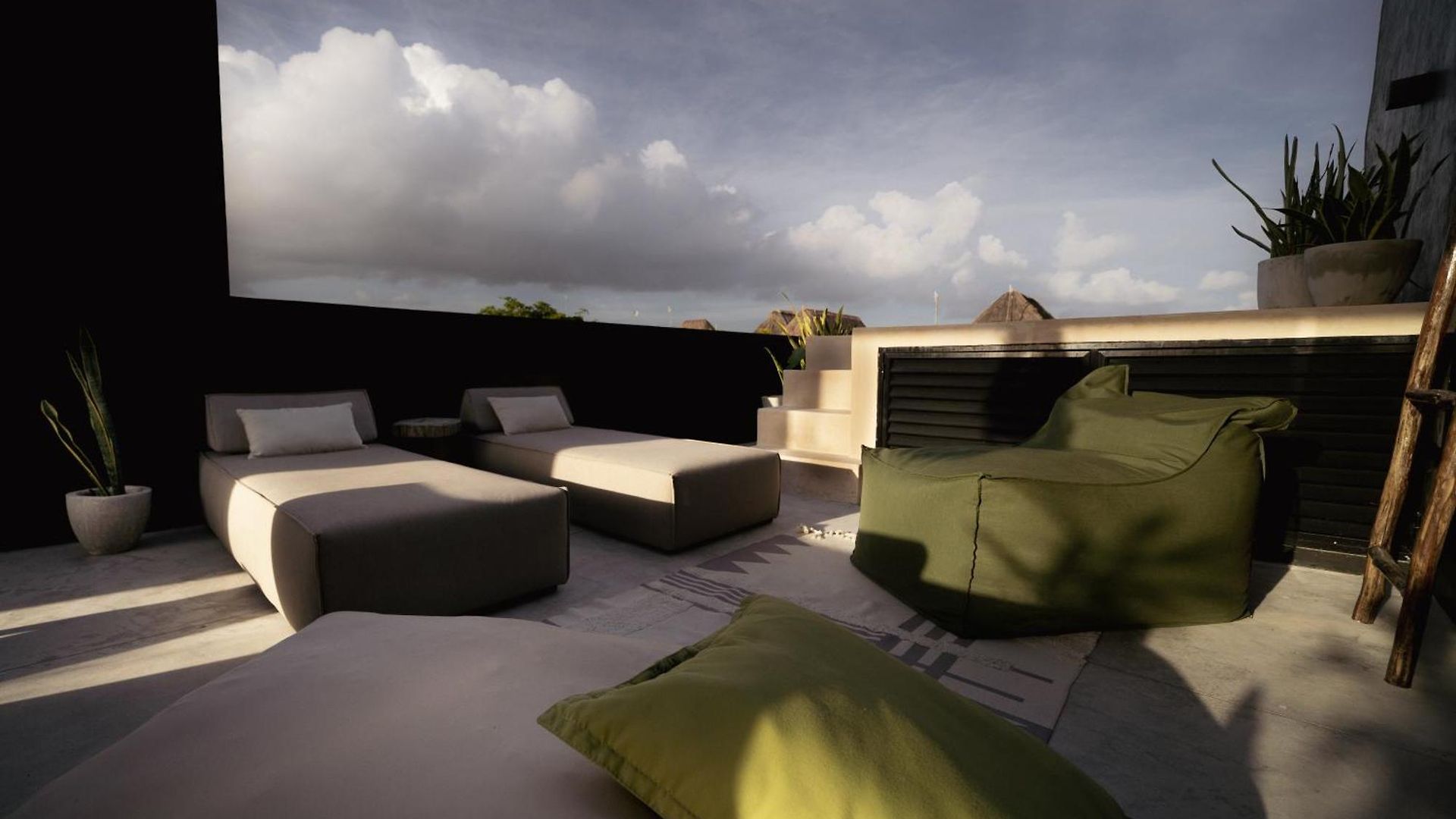Design Luxury 3br With 3 Pools, Stunning Rooftop, Boho Style, Near Tulum