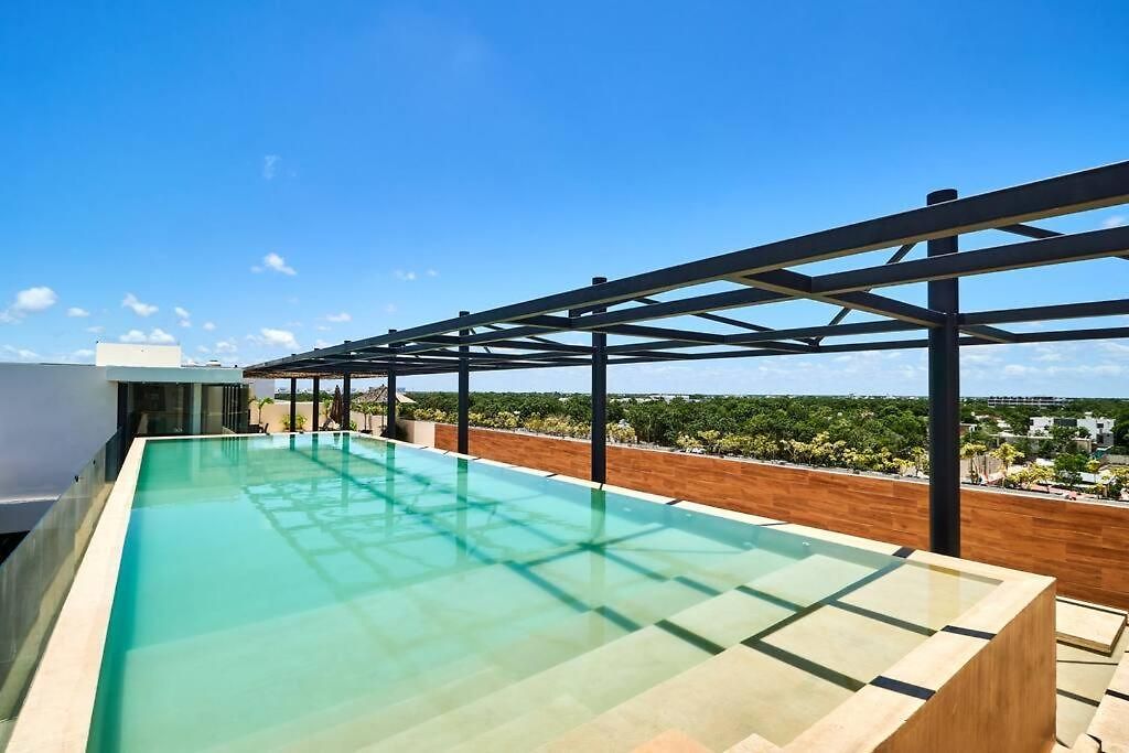 Apartment Escape - Stylish Pool, Gym & Parking Tulum