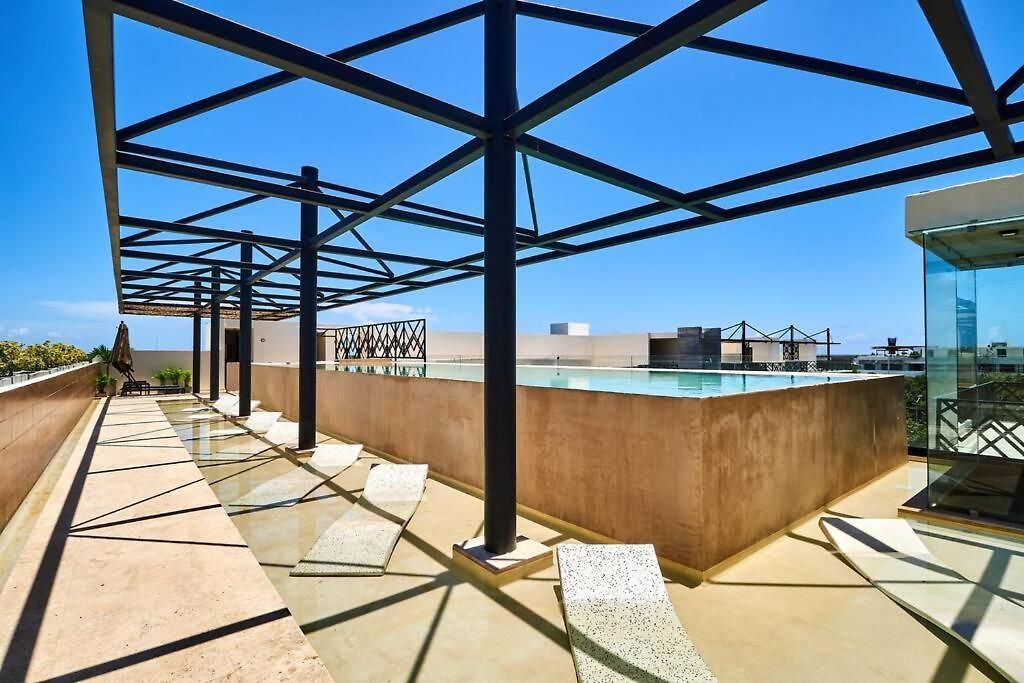 Apartment Escape - Stylish Pool, Gym & Parking Tulum