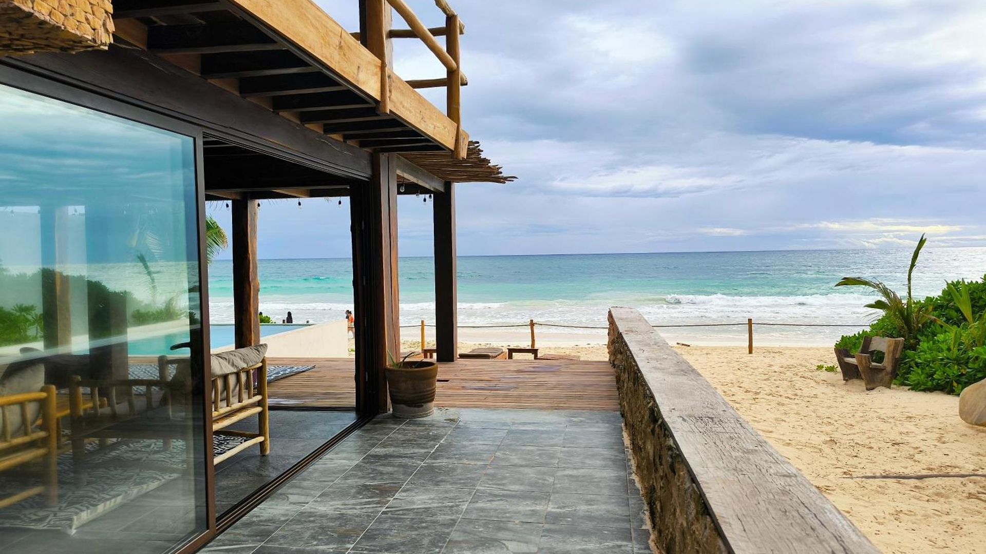 Casa Aakbal Private Fron Sea Location Villa Tulum