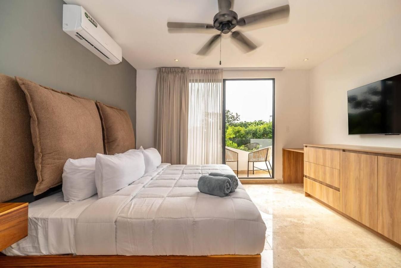 King With Balcony, Rooftop Pool In Trendy Aldea Zama * Tulum