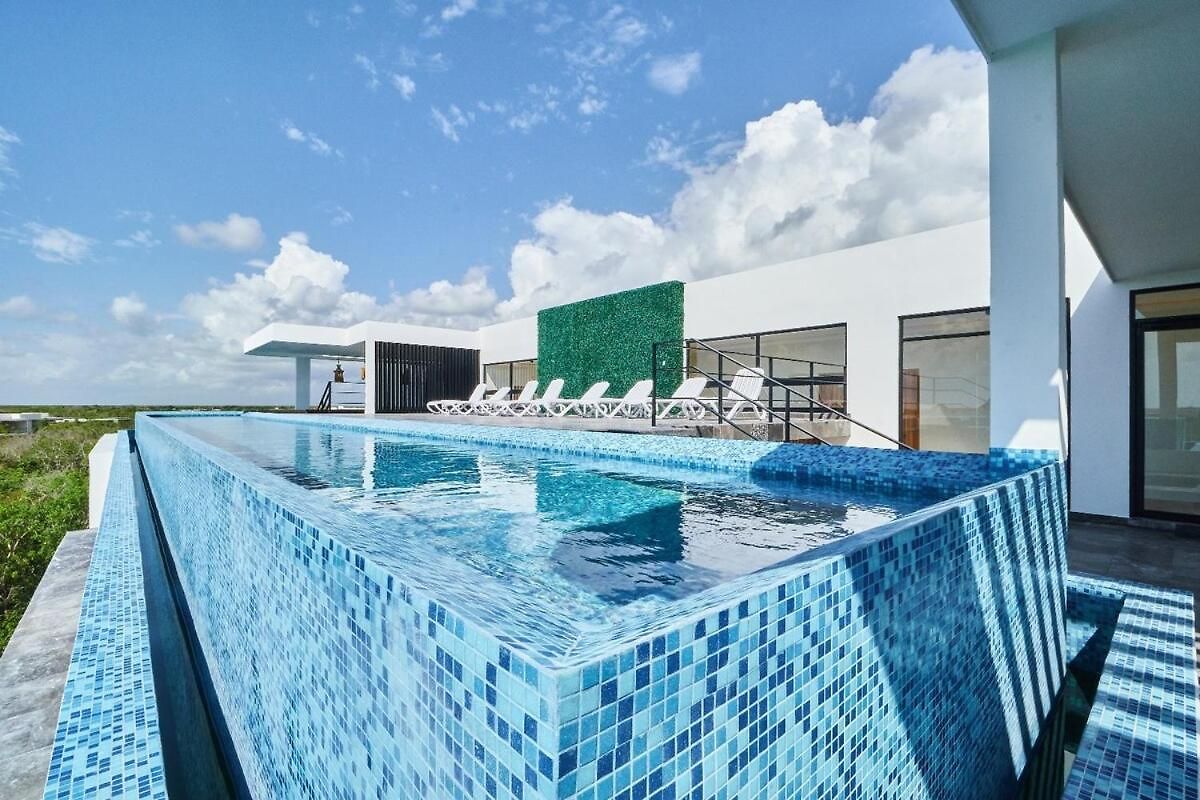 Infinity Pool Rooftop Wifi Apartamento Tulum