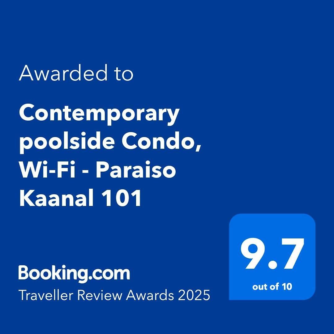 Apartment Contemporary Poolside Condo, Wi-fi - Paraiso Kaanal 101