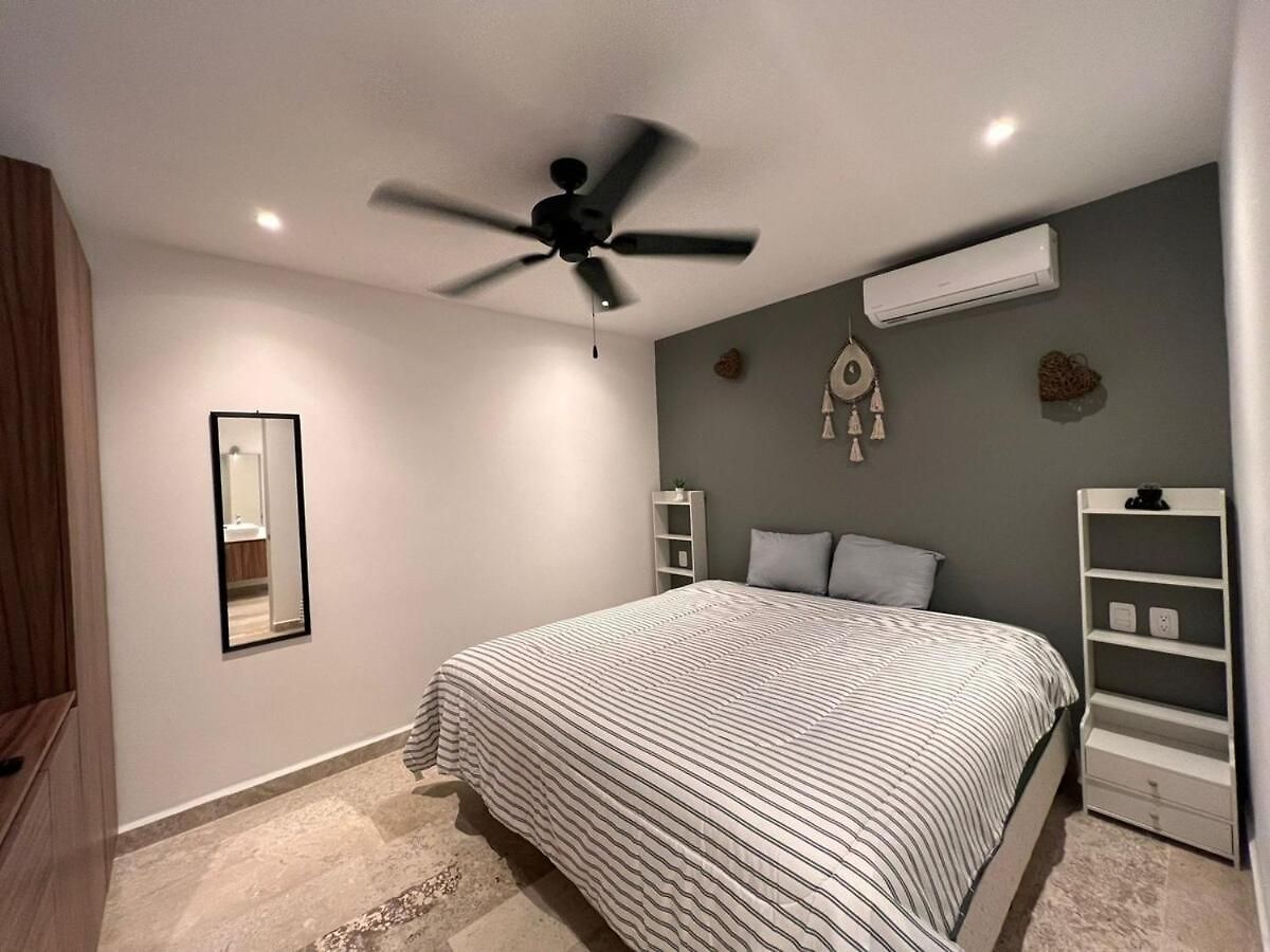 Tulum-onebedroom-fastwifi-pooltable-privatetub Apartment *