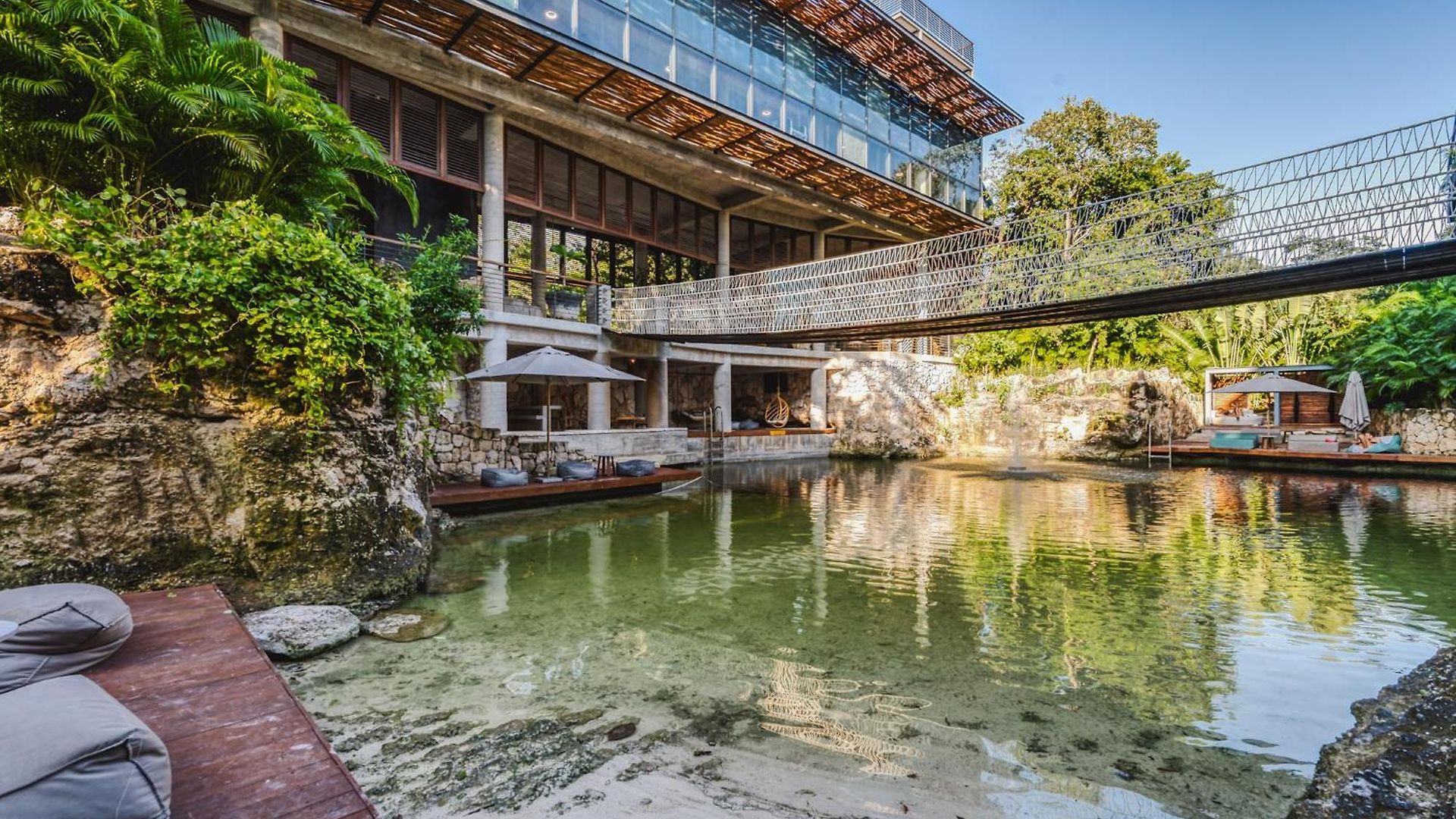 Apartment Classy 1br On Private Cenote Big Gym Roof Pool *