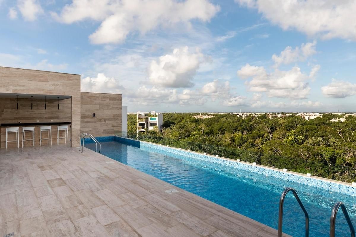 Apartamento Brand New With King Bed And Rooftop Pool Tulum