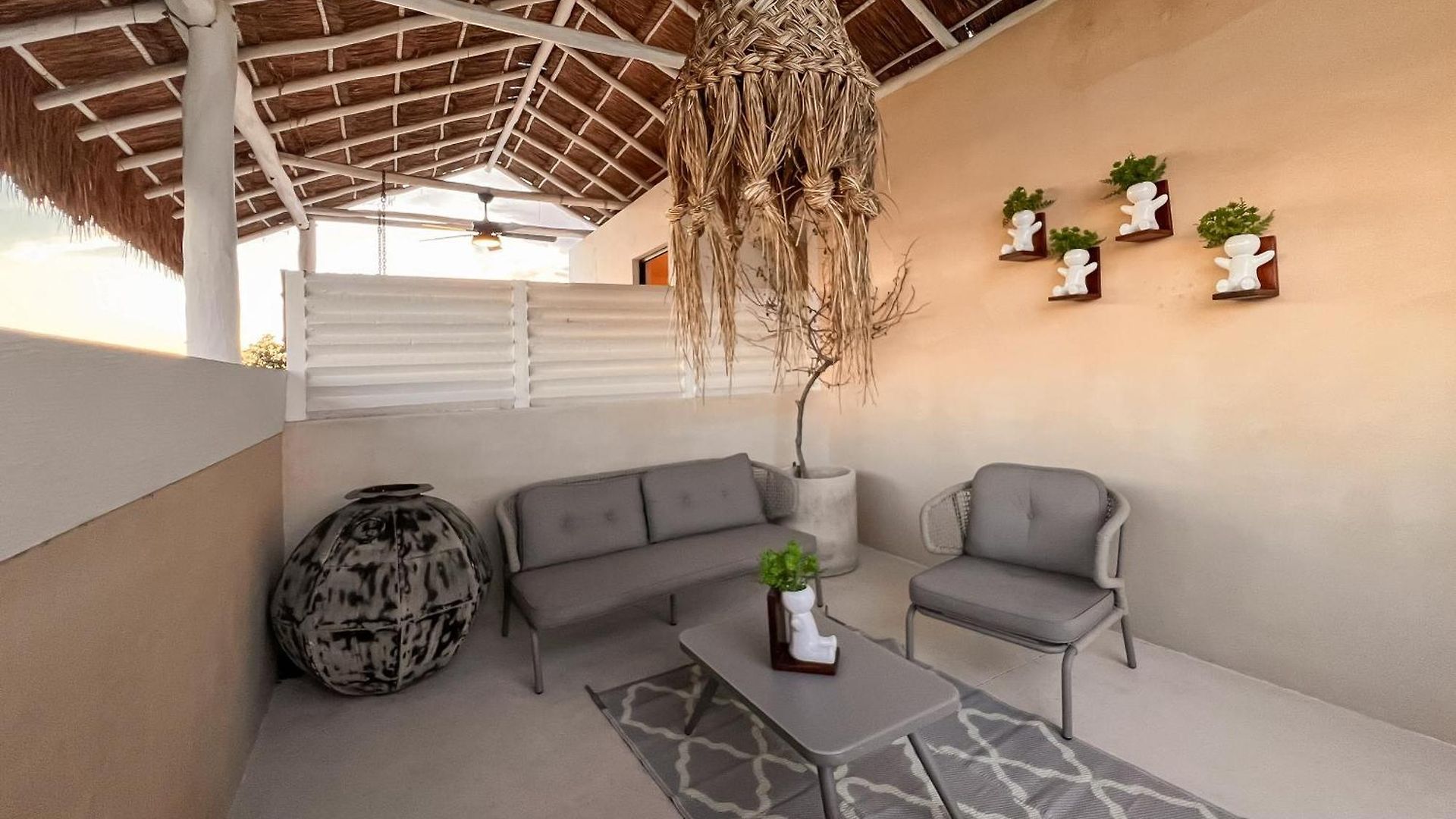 Stylish Mexican Interior Ph- Private Rooftop -gated Community Apartment Tulum