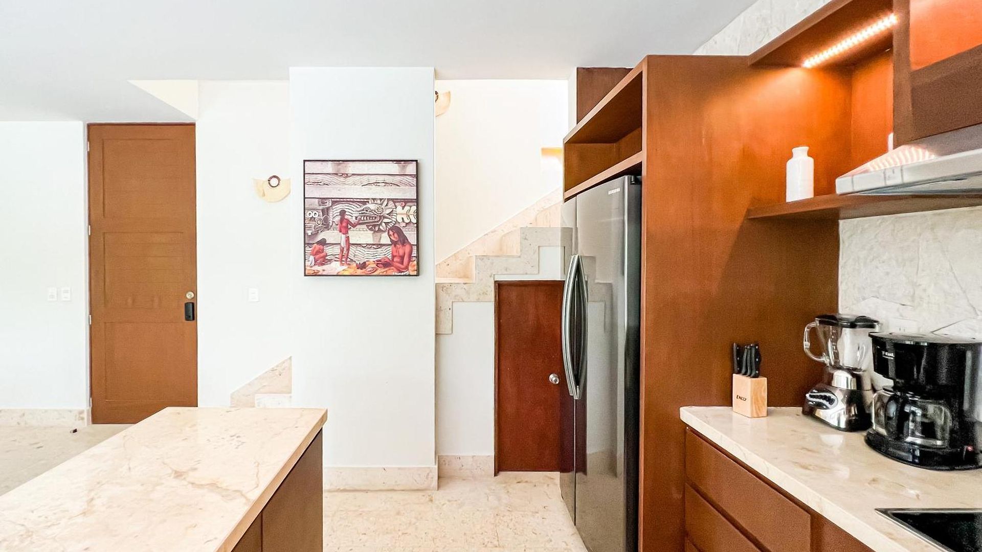 Stylish Mexican Interior Ph- Private Rooftop -gated Community Apartment Tulum