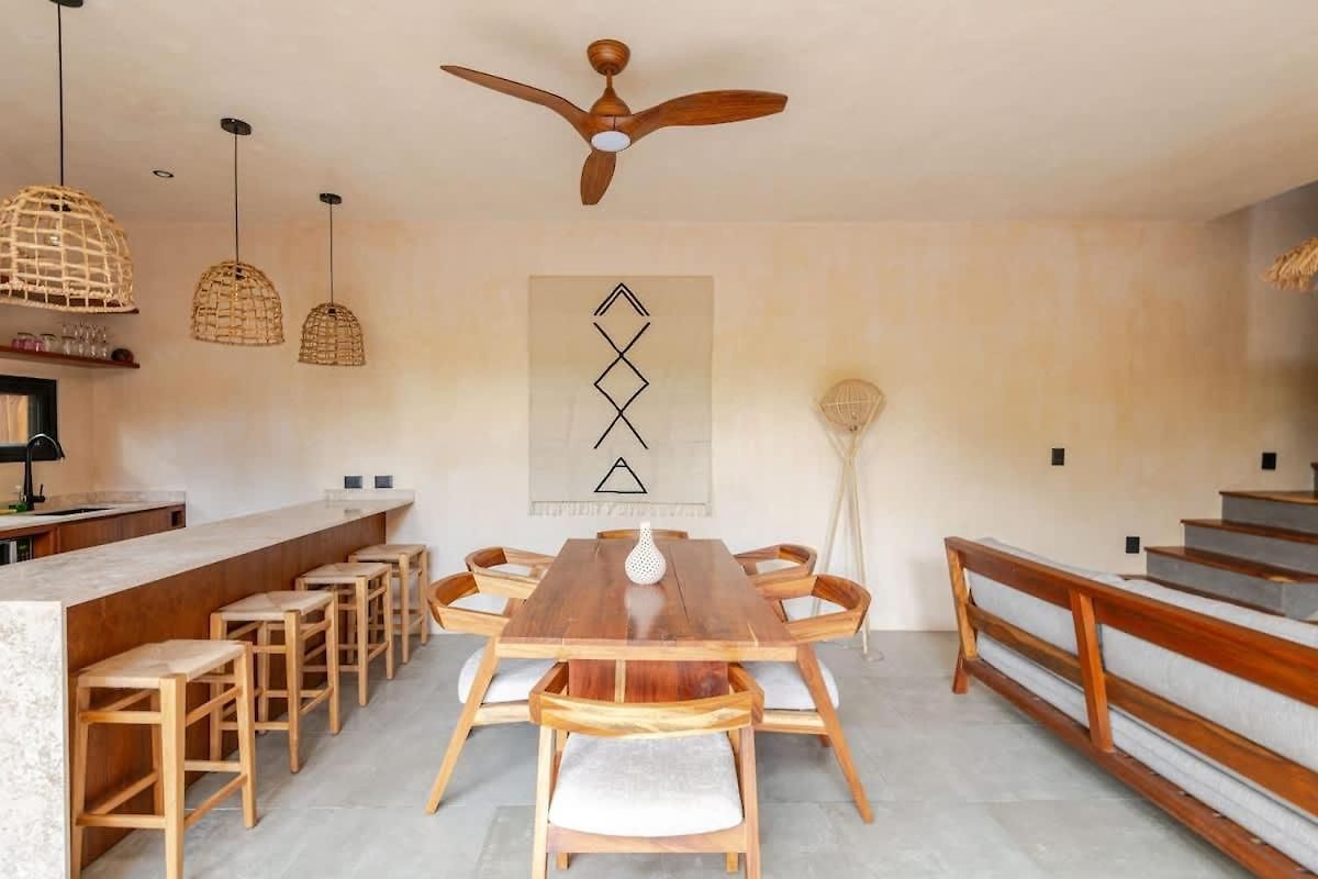 Bambu Con Alberca Privada En * Tulum