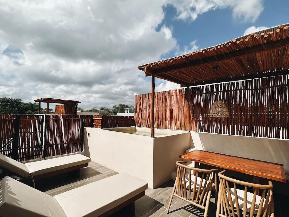 Villa Bambu Con Alberca Privada En Tulum