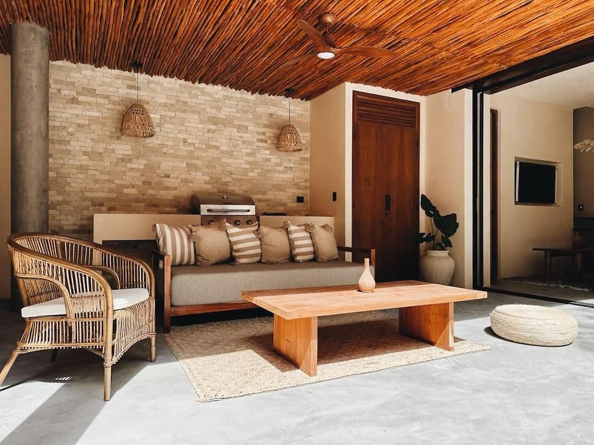Villa Bambu Con Alberca Privada En