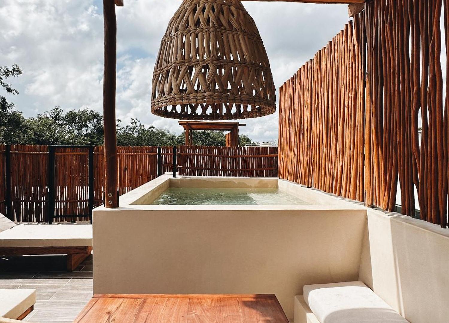 Bambu Con Alberca Privada En Tulum