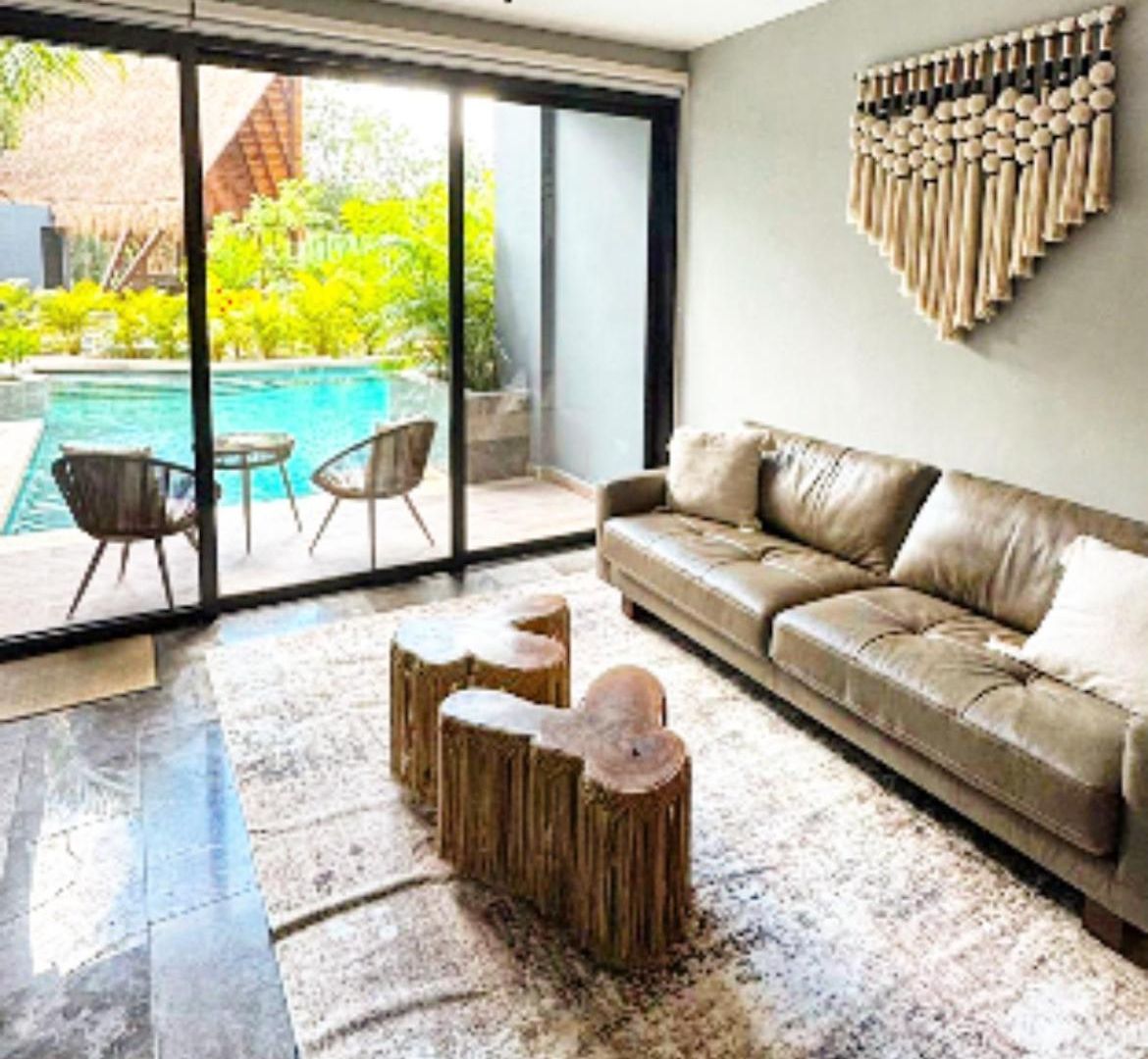 Exclusivo! 2 Dormitorios, 4 Camas, De 1 A 6 Huéspedes Con Terraza Directo A La Alberca Y Otra Alberca Azotea Wifi , Gym , Sauna, Elevador Y Mas!!! Apartamento