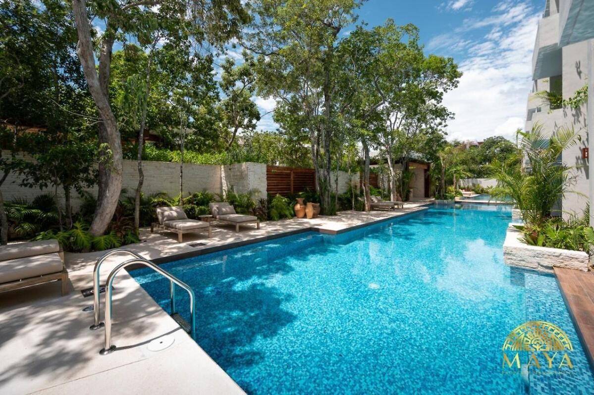 Nhoa 203a Lux 2br Pool View In Aldea Zama Apartment
