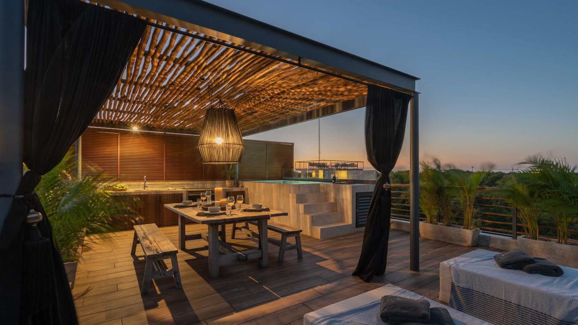 Amazing Penthouse Private Pool Close To Tulum