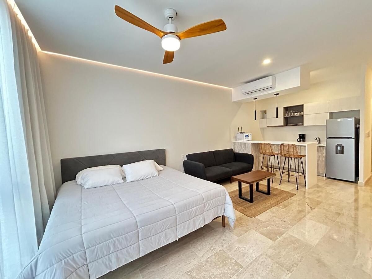 Apartment Aldea Zama With Stable Wifi, Gym And Rooftop Pool