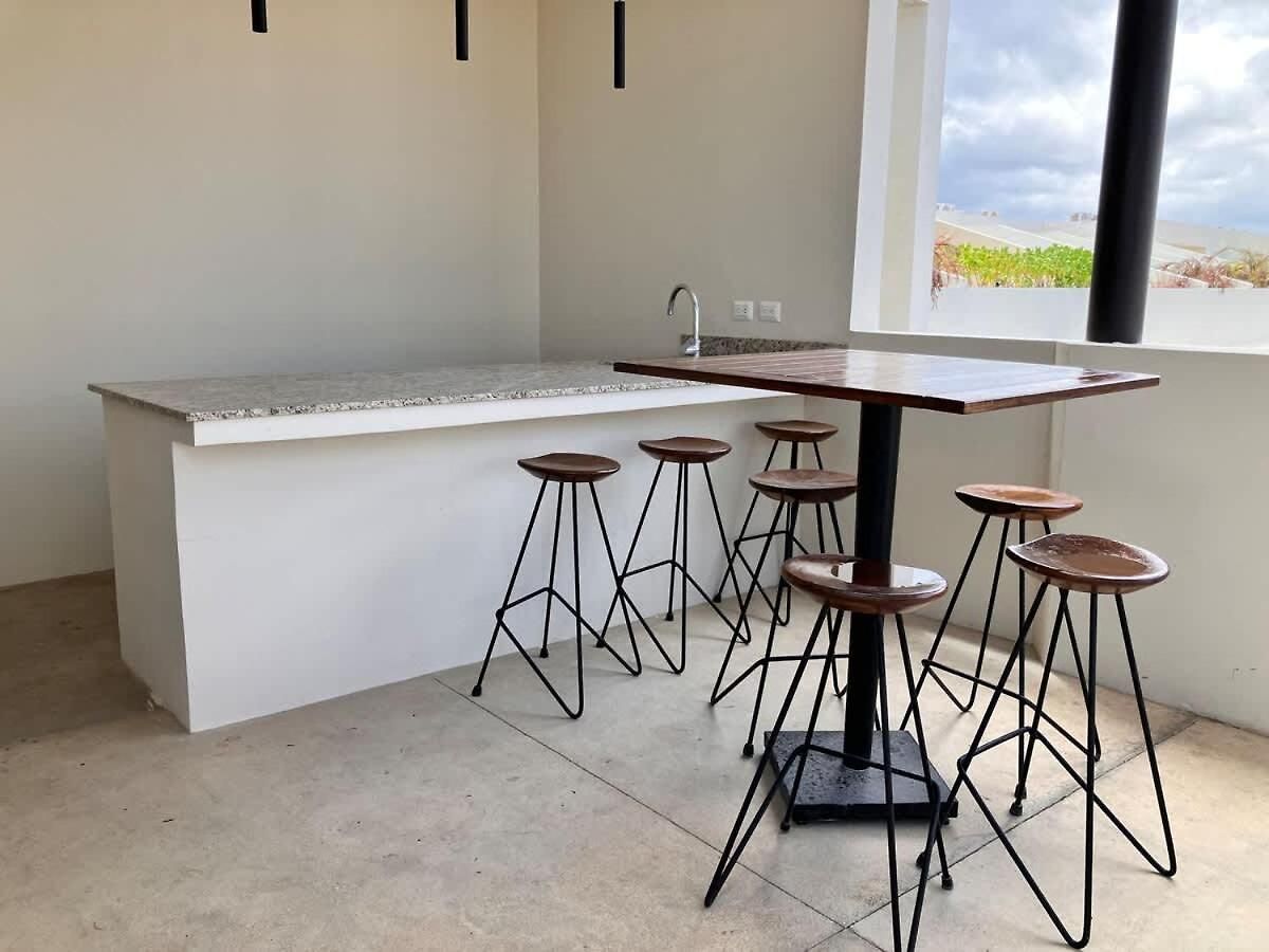 Apartamento Center Family Double Four Guest With Free Parking Pool Ac Kitchenette Near Tulum