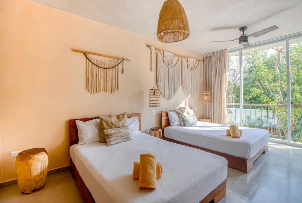 Center Family Double Four Guest With Free Parking Pool Ac Kitchenette Near * Tulum