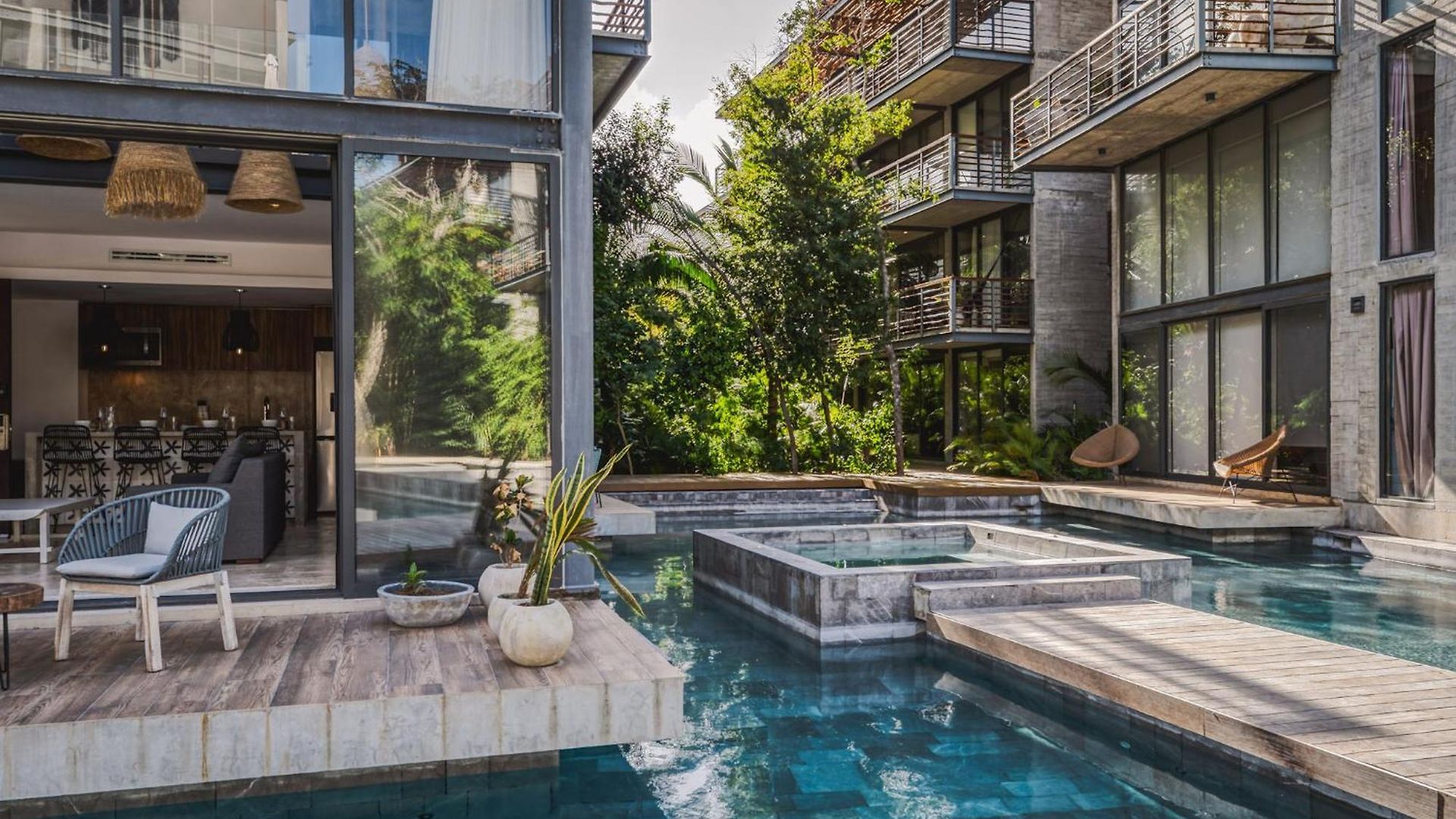 1br Swim Up Loft W Cenote Big Gym Pools Apartamento Tulum