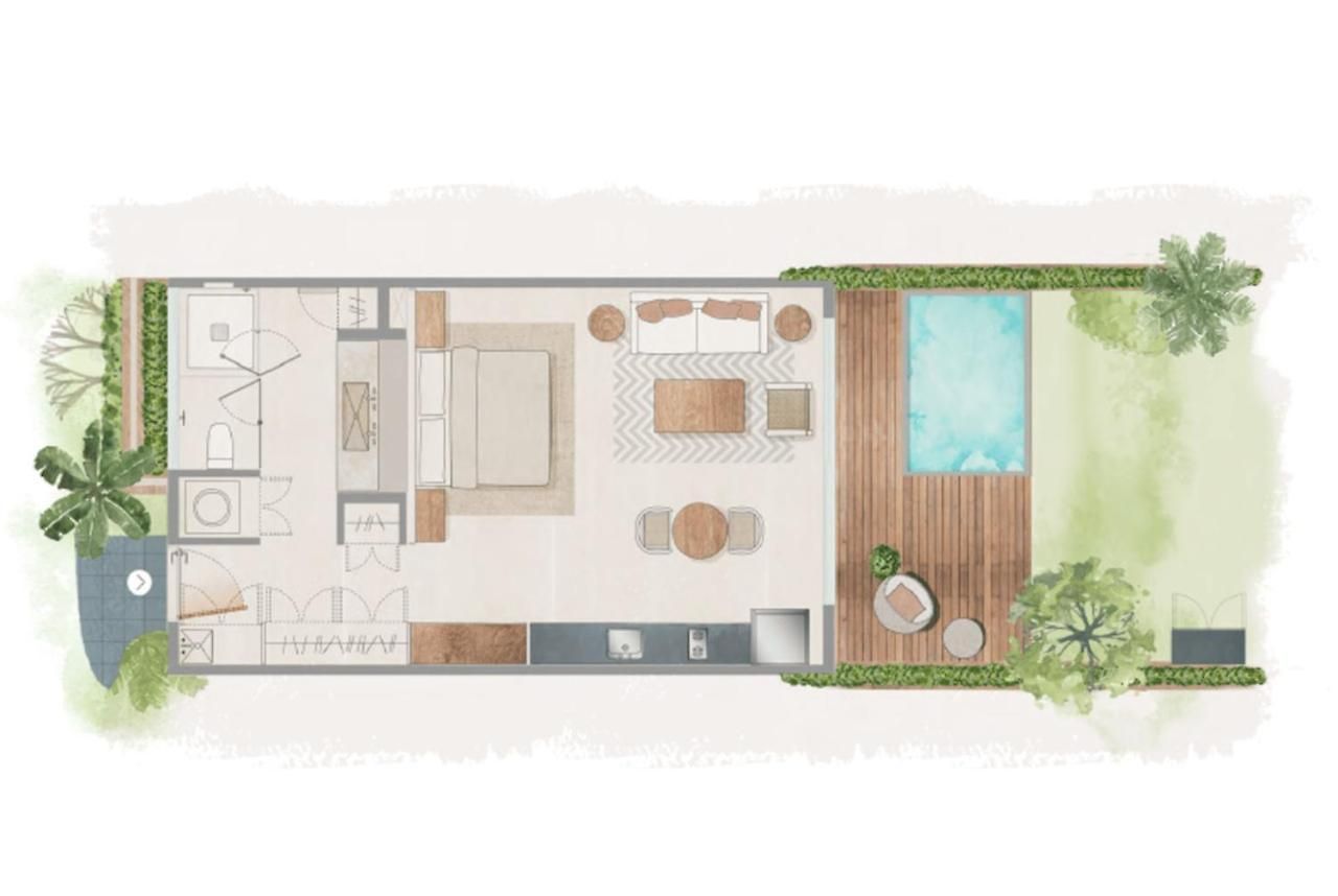 Romantic Garden W Private Pool Access Tulum