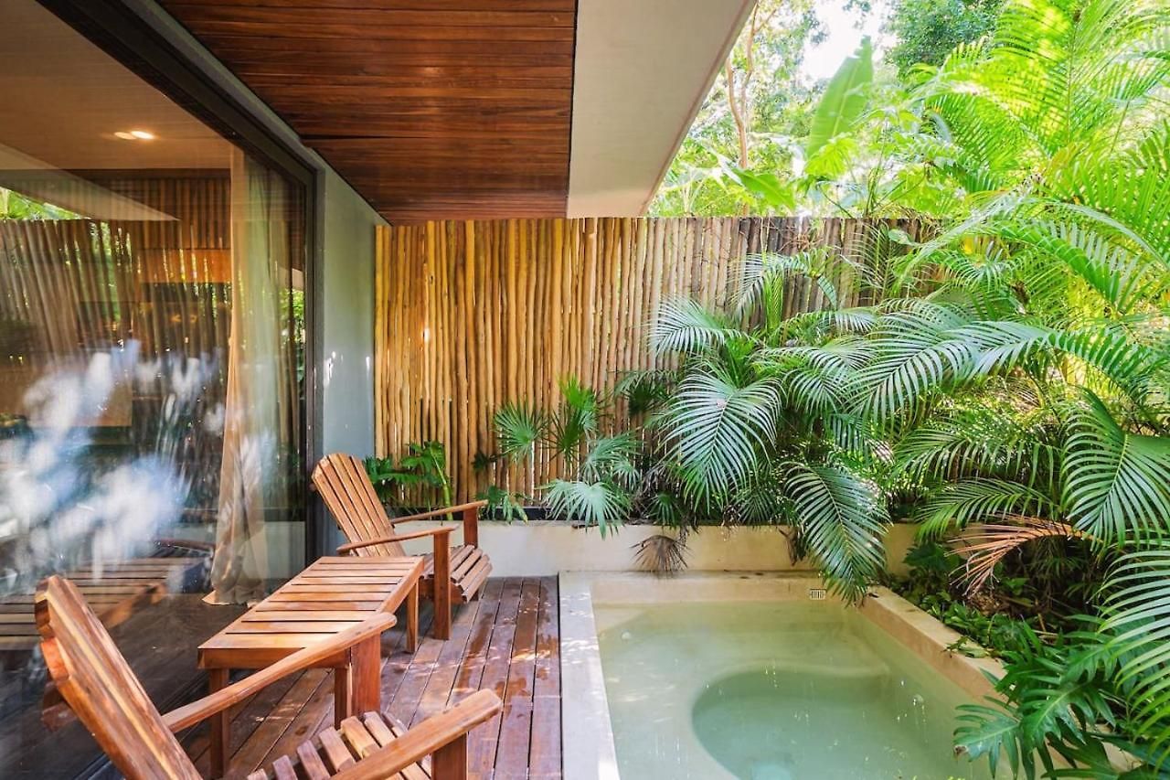 Romantic Garden W Private Pool Access Apartamento Tulum