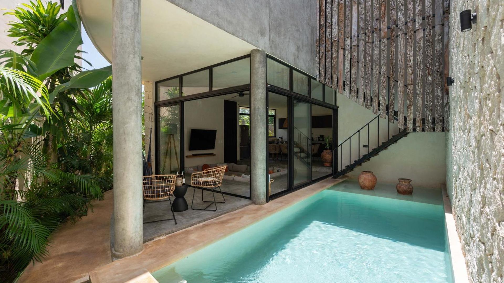 2 Bohemian Bliss Villas-2 Pv Pool-concierge 1a-1b Tulum
