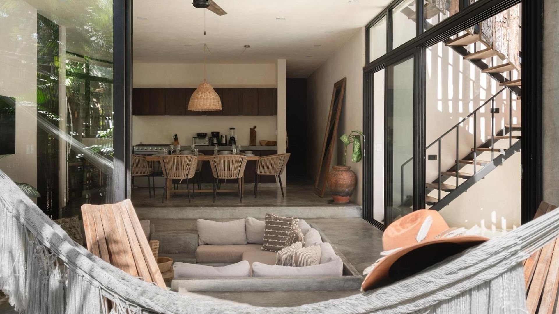 Villa 2 Tropical Bohemian Villas-2 Priv Pool-bbq 3a-3b Tulum