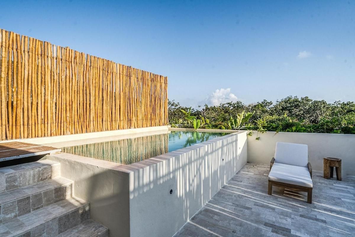3 Bedroom Penthouse With Private Pool & Sunset Terrace * Tulum
