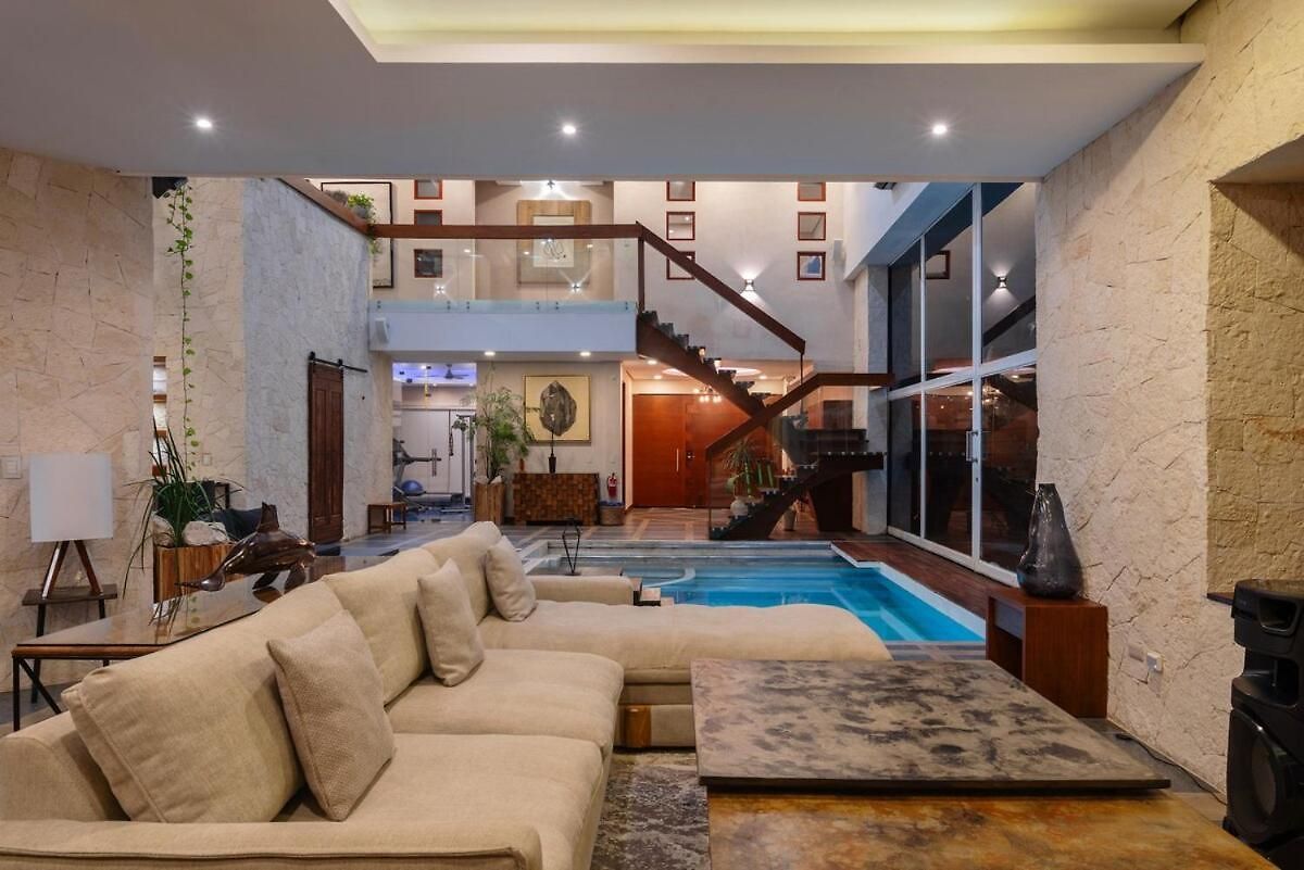 Villa 9br Luxury Aldea Zama, Private Pools & Gym! *