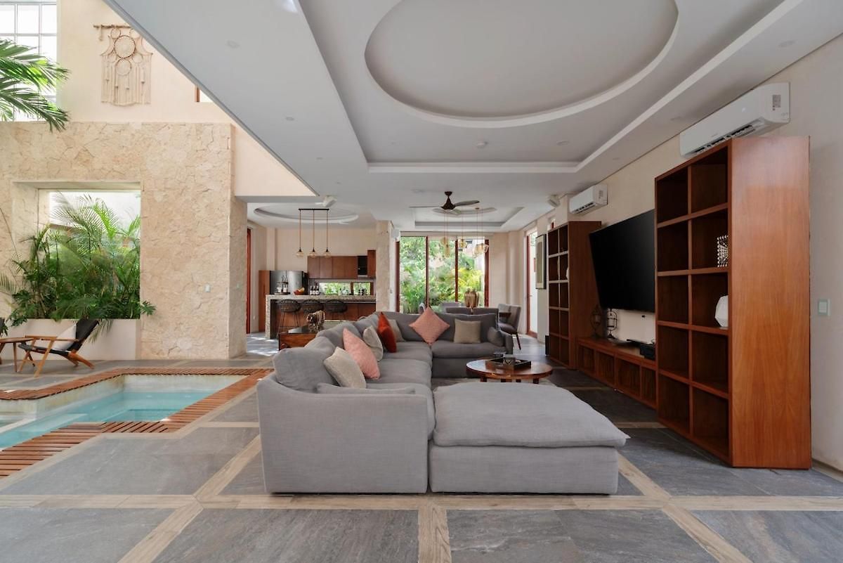 Wayak Luxury 5br Private Pool Gym, 24 7security * Tulum