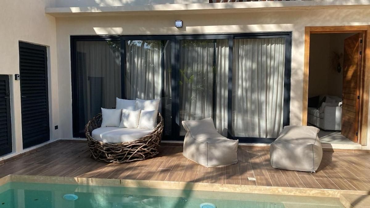 Bali 4br W Pool, Rooftop Jacuzzi And Bbq Villa Tulum