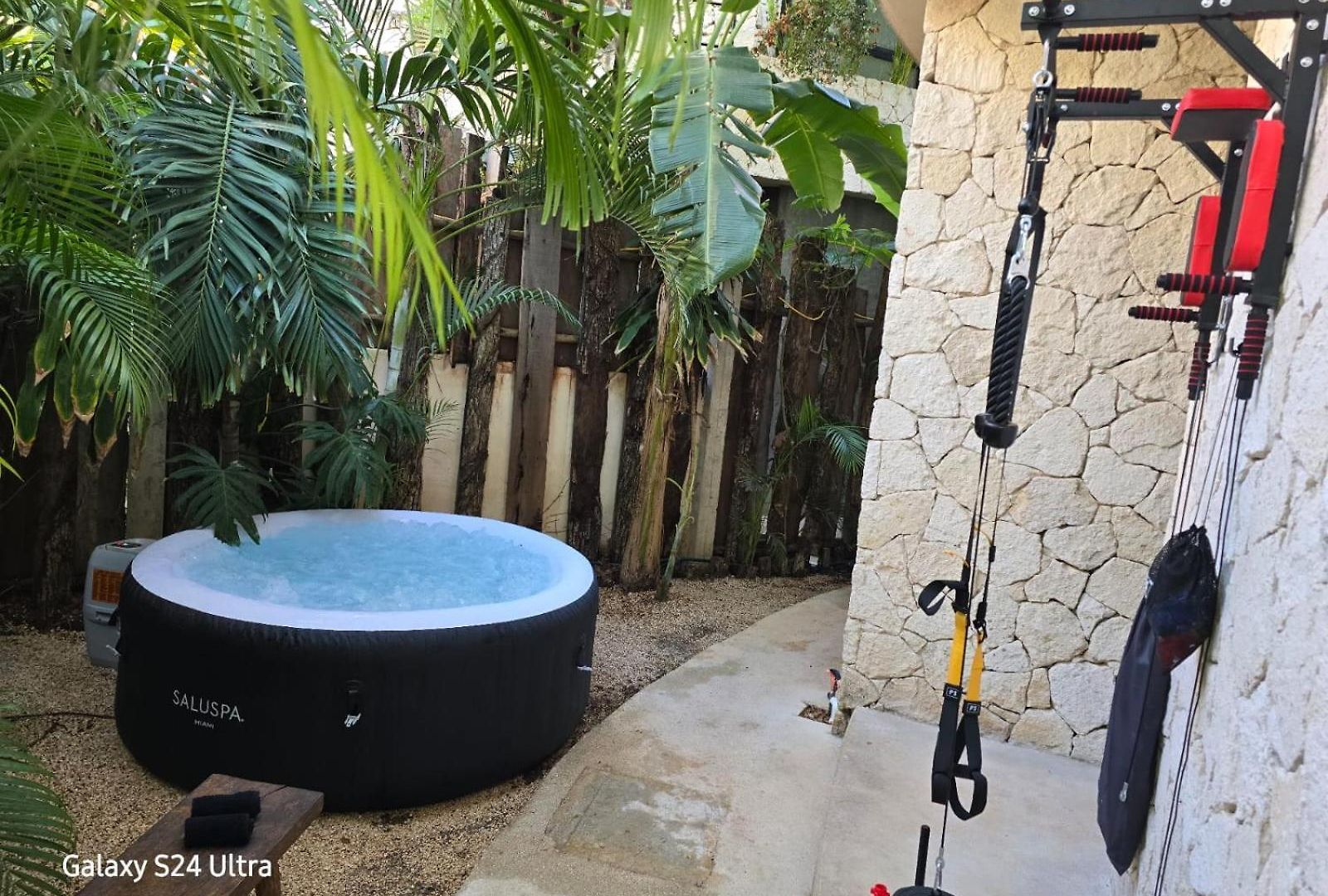 Jungle Rooftop -priv Pool-bathtub-jacuzzi 2a Villa Tulum