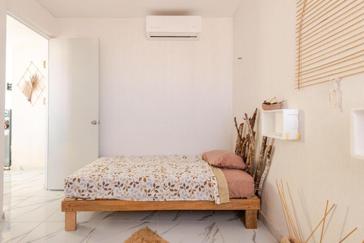 Hippie Artisan Jungle Flat Pool Apartment Tulum