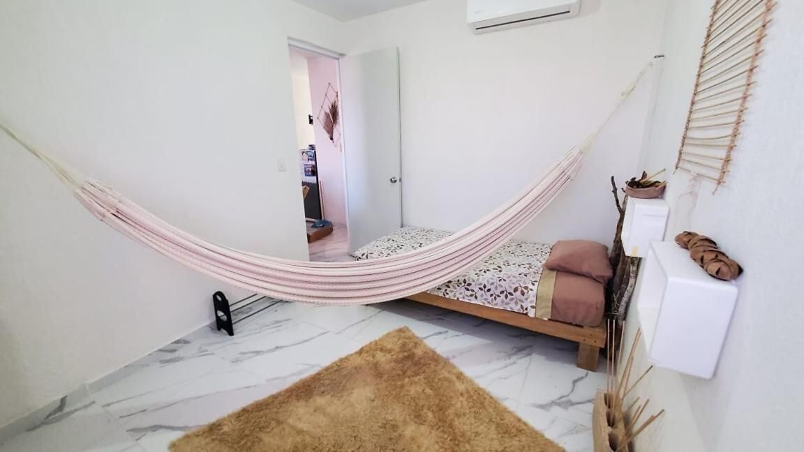 Hippie Artisan Jungle Flat Pool Apartment Tulum