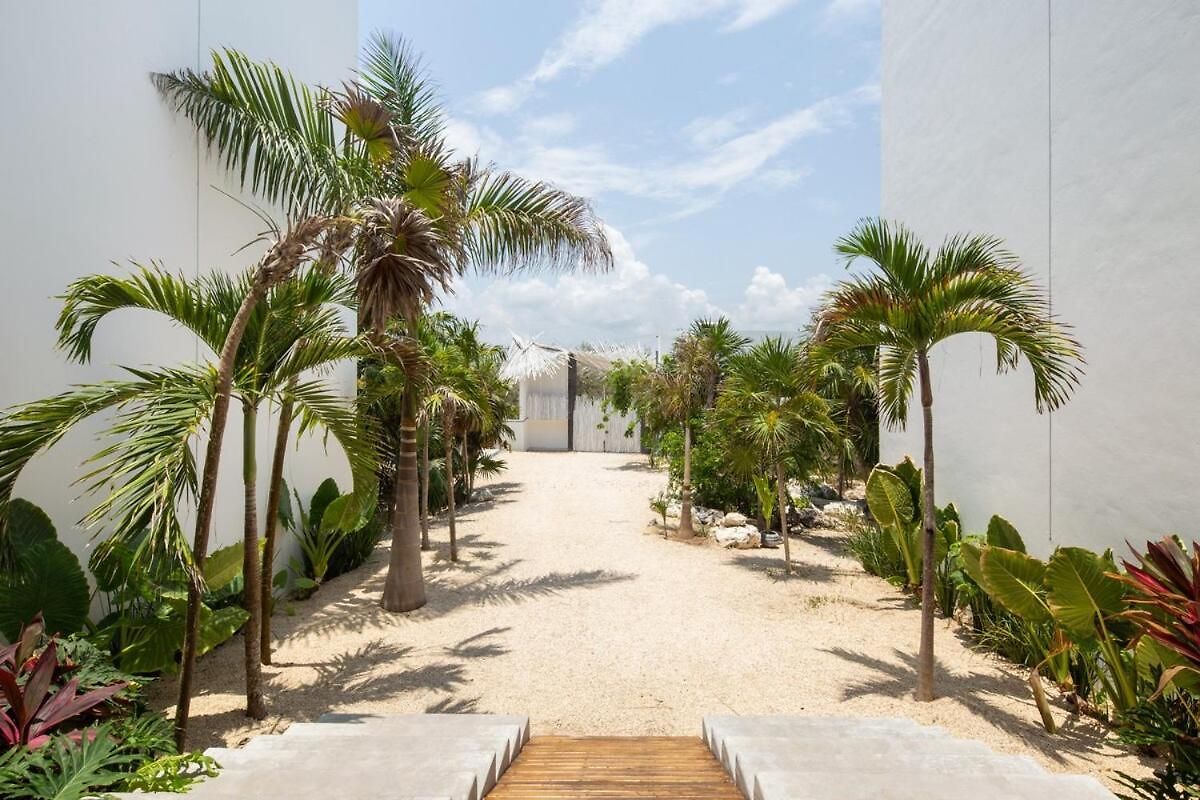 Luxury Oceanfront Estate With Pool, Staff, Sleeps 24 Villa Tulum