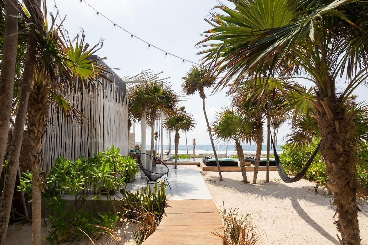 Luxury Oceanfront Estate With Pool, Staff, Sleeps 24 Villa Tulum