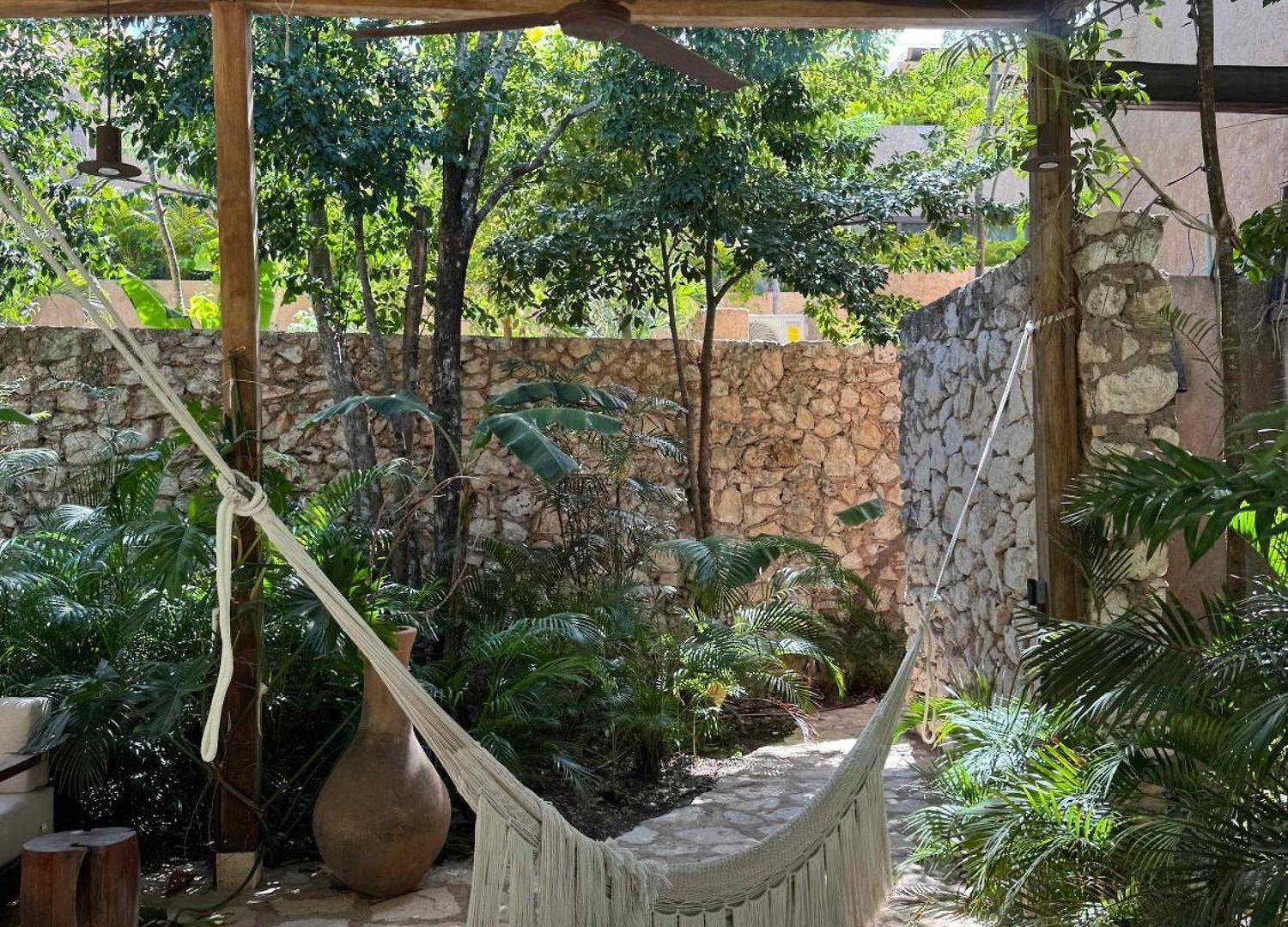 Boho 3br Organic Design Gated & Rooftop Сasa de vacaciones Tulum